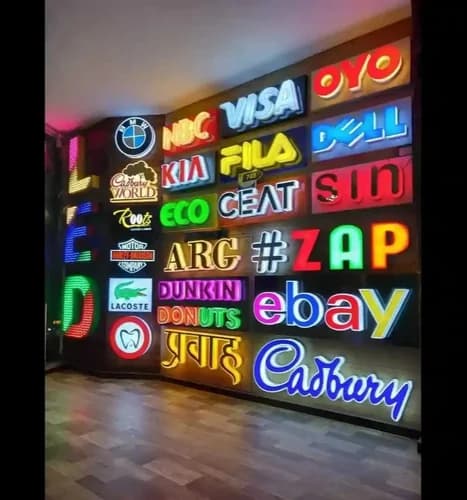 2D & 3D LED Board Panelling illustration