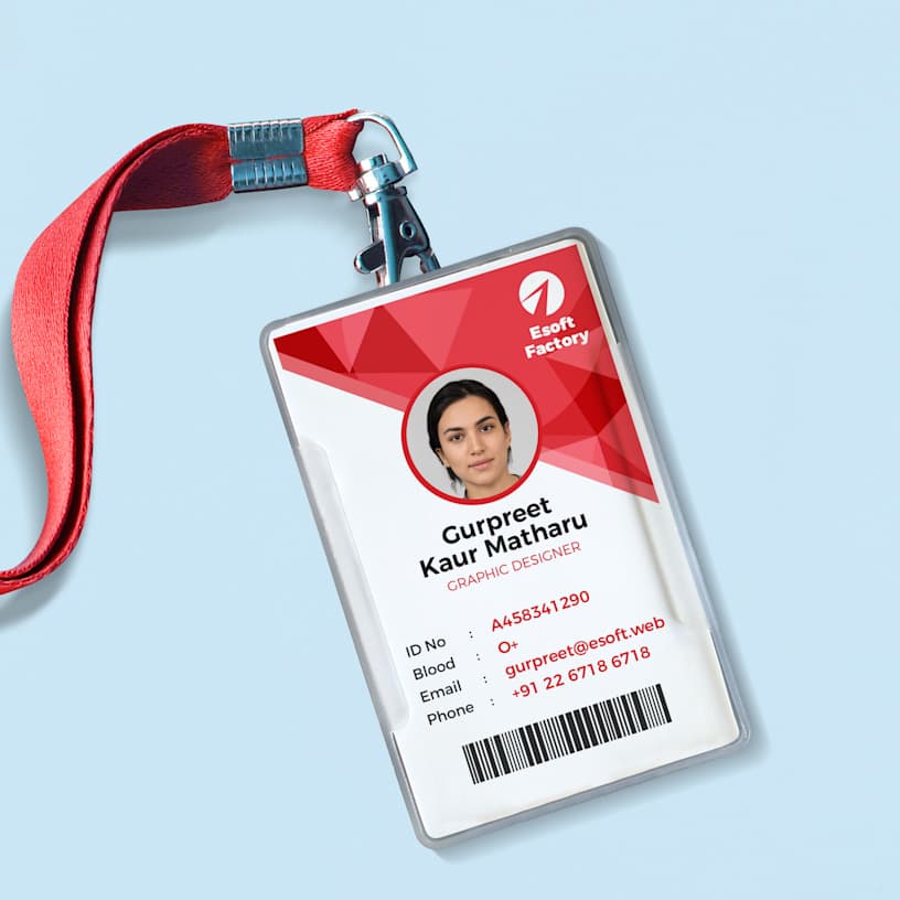 PVC ID Card illustration